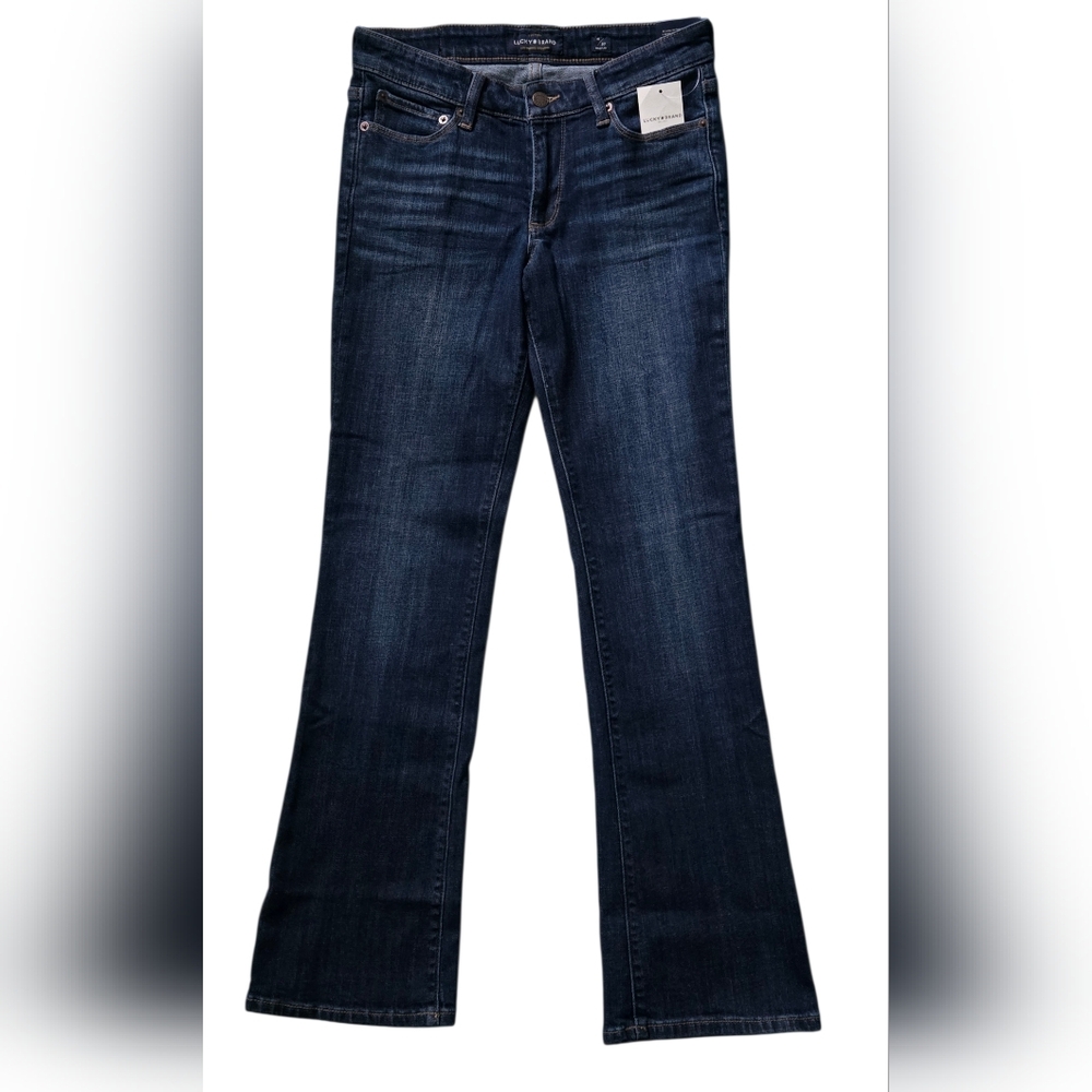 Lucky Brand Sweet Boot Brushed Agate/Dark Blue Boot Cut Jeans~NWT